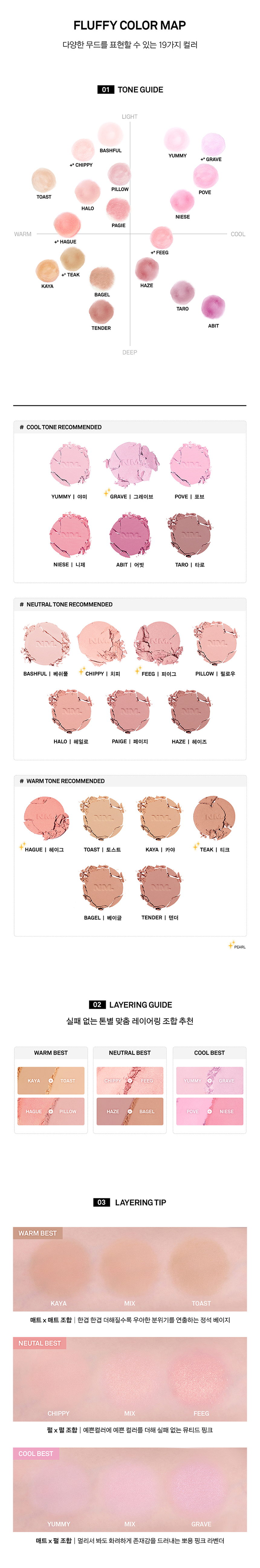 palette blush naming coréen duo