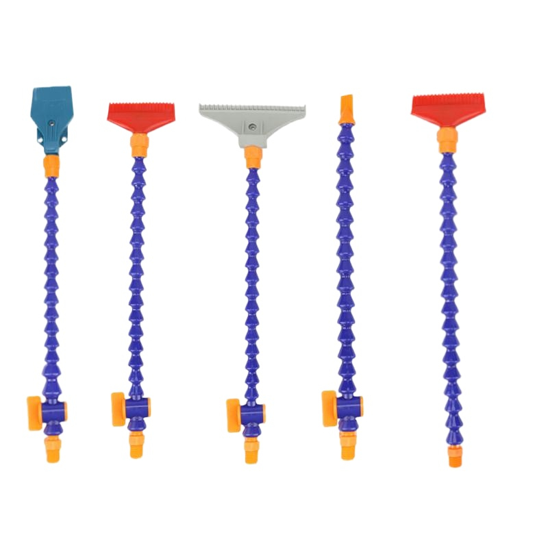 에어자바라 노즐 청소 분사 있는 플라스틱 고압 매듭이 블루 관+스위치 없음+28mm 평면 헤드 - 상품 이미지