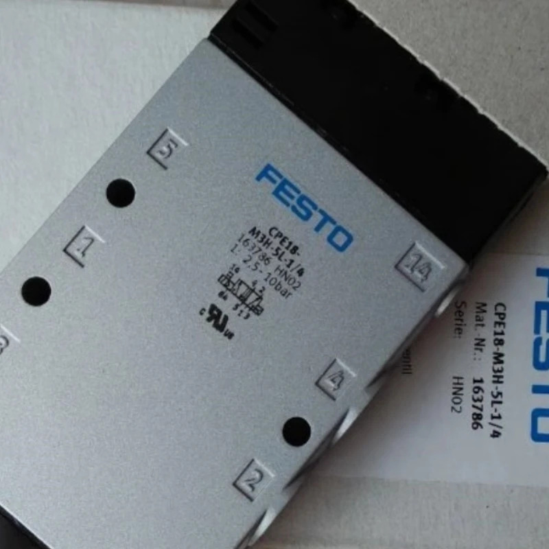 FESTO CPE18-M3H-5L-1/4 163786 에어 솔레노이드 밸브1PC