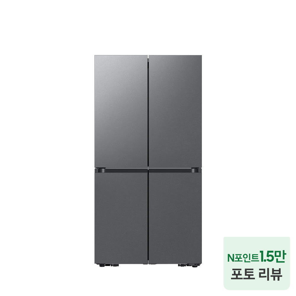 삼성 비스포크 AI 냉장고 4도어 902L 1등급 푸드쇼케이스 에센셜