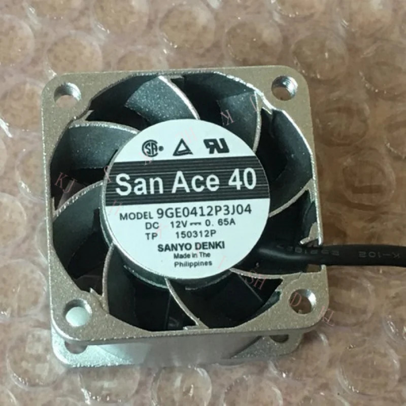 N 신품 9GE0412P3J04 SANYO DENKI San Ace 40 모델 12V 0.65A 냉각팬