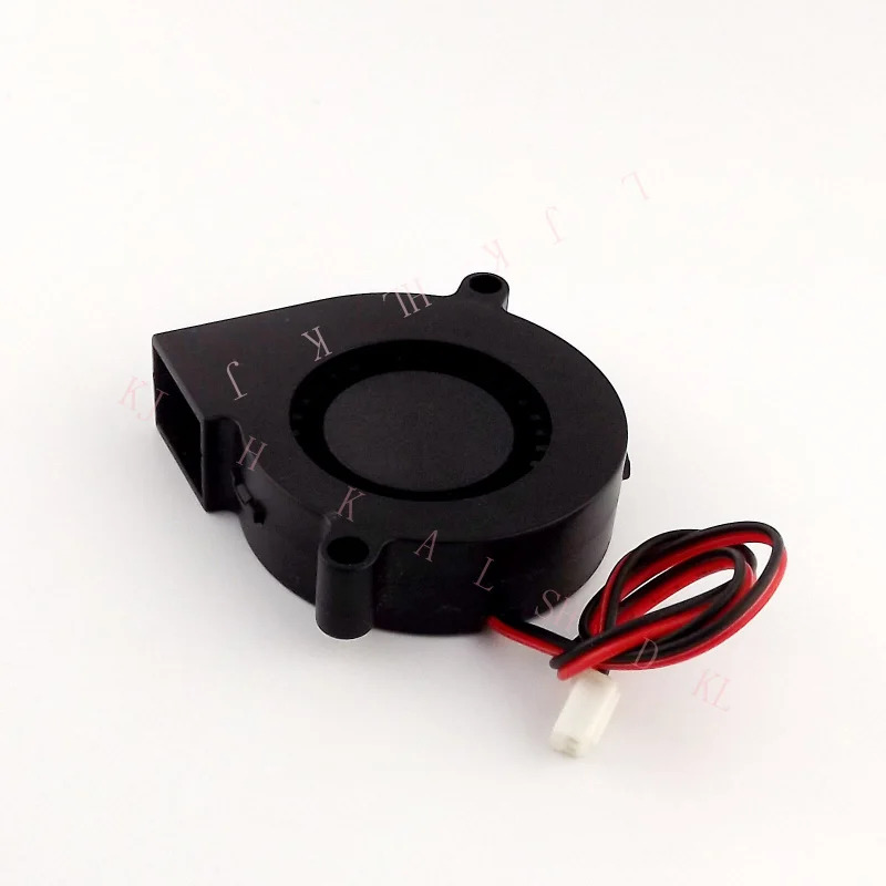 NN 1x 브러시리스 DC 냉각 블로워 팬5015S 12V 50x50x 15mm 2핀 슬리브 베어링