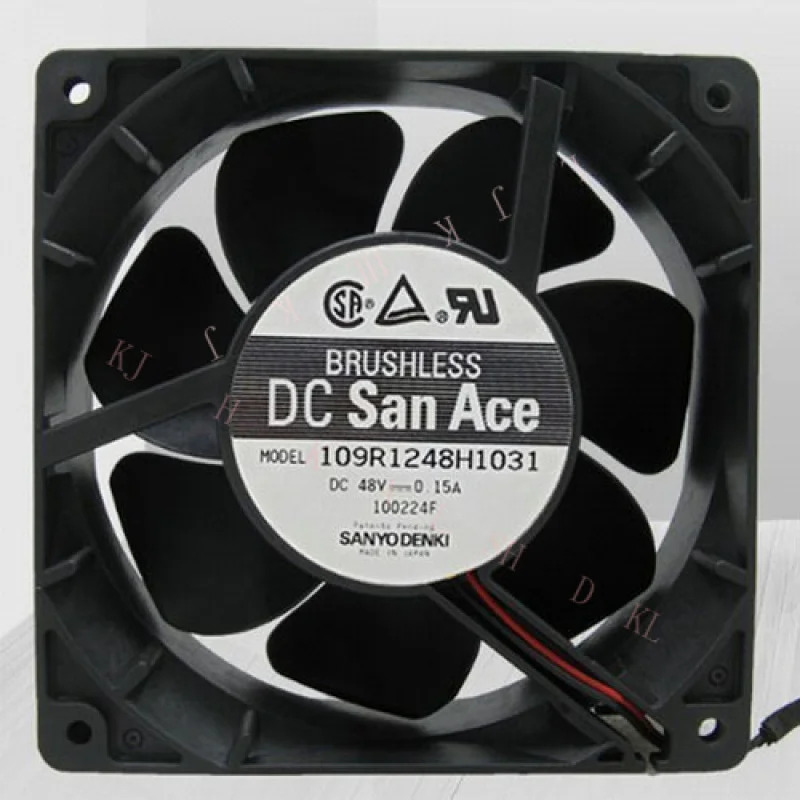 N FOR Sanyo 109R1248H1031 12038 48V 0.15A 12CM 3선 무소음 인버터 냉각팬
