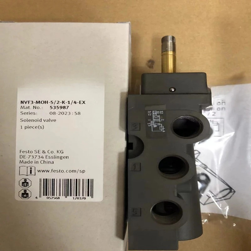 FESTO Festo 방폭 솔레노이드 밸브 NVF3-MOH-5/2-K-1/4-EX 535987 공압부품