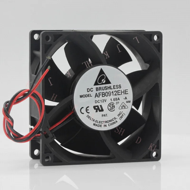 N FOR Delta AFB0912EHE 9238 9CM 12V 1.68A 2선식 고풍량 냉각팬