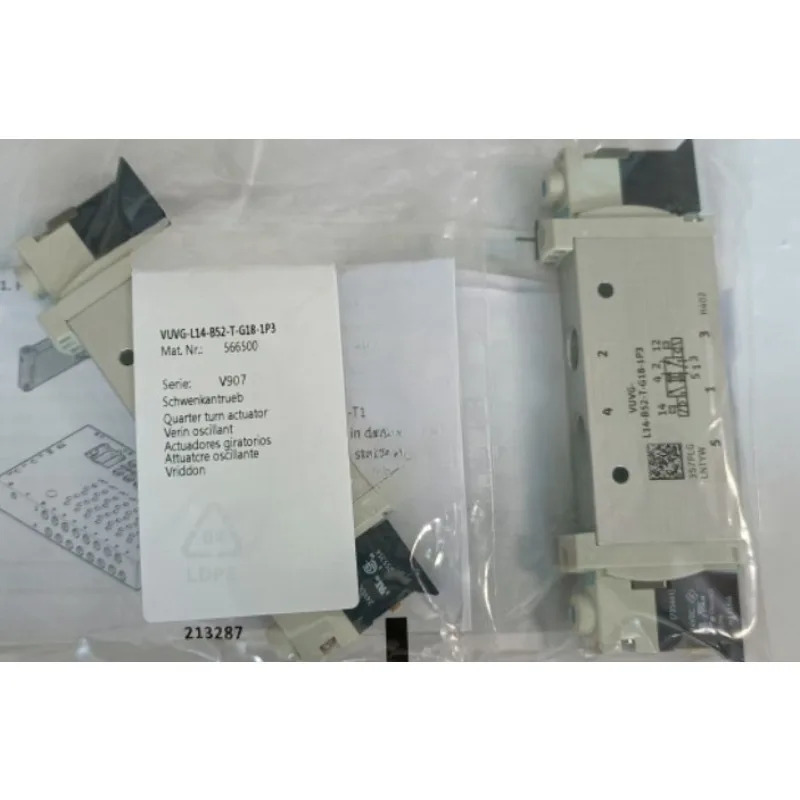 Festo 솔레노이드 밸브 부품 566496 VUVG-L14-T32C-AT-G18-1P3 FESTO