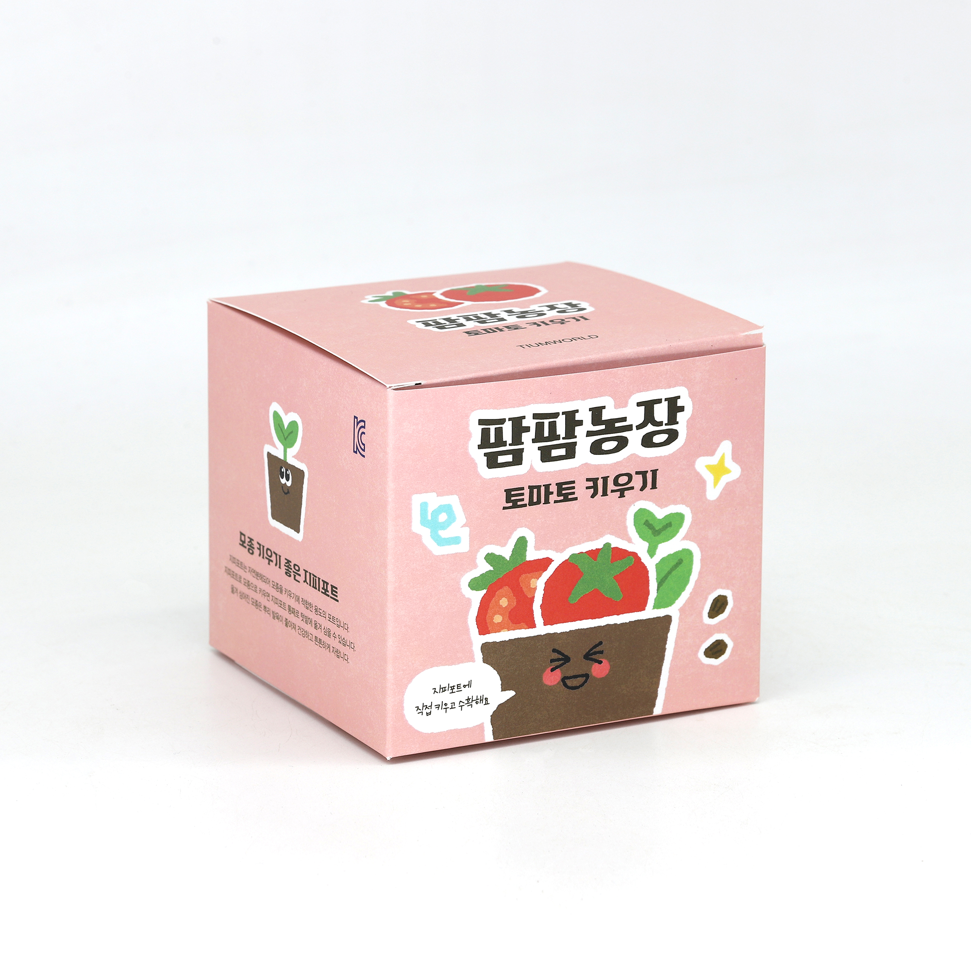 방울토마토 모종키우기 팜팜농장 친환경 지피포트 식물기르기 식물관찰 세트 - 상세 이미지 3