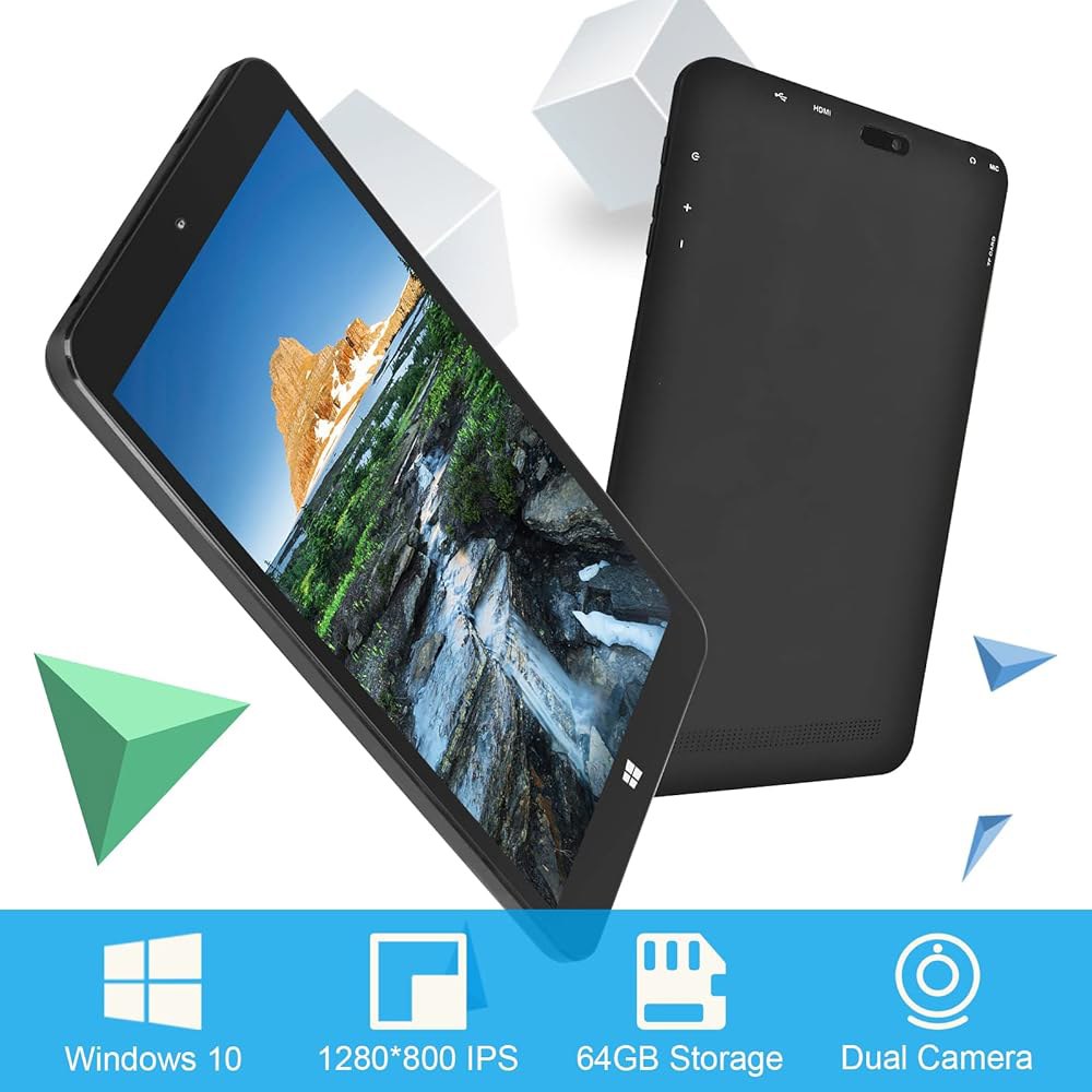 SZTPSLS 윈도우 10 프로 태블릿 8인치 쿼드 CPU 코어 스토리지 64GB 4+64GB - 상세 이미지 2