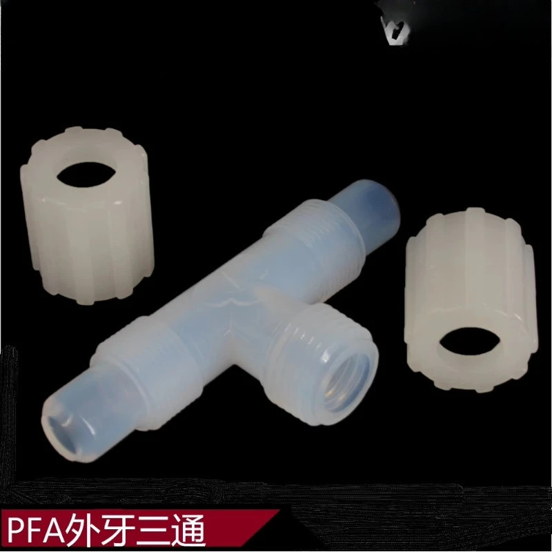 접근 가능외부 치아 티 T자형 외부 강산성 알리 내성 고온 PFA 확장