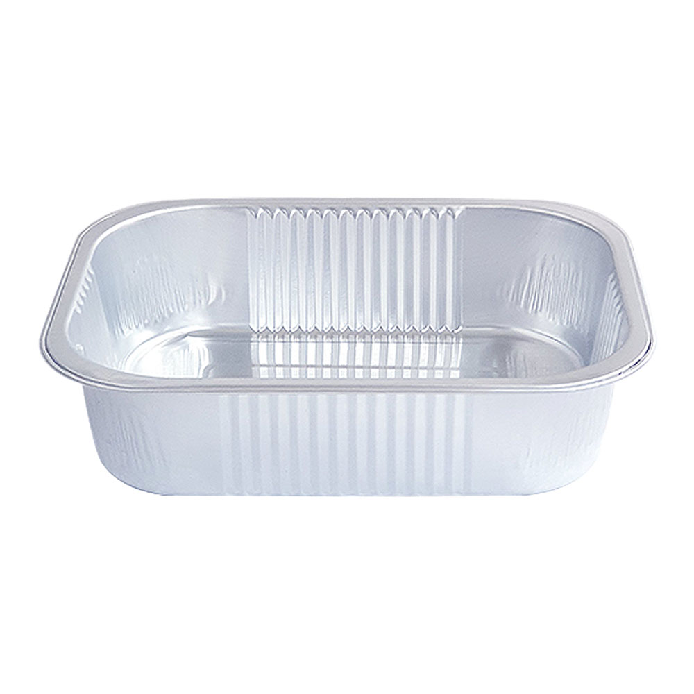 삼아 알루미늄 사각용기 730ml 실버 용기뚜껑세트 10개 - 상세 이미지 2