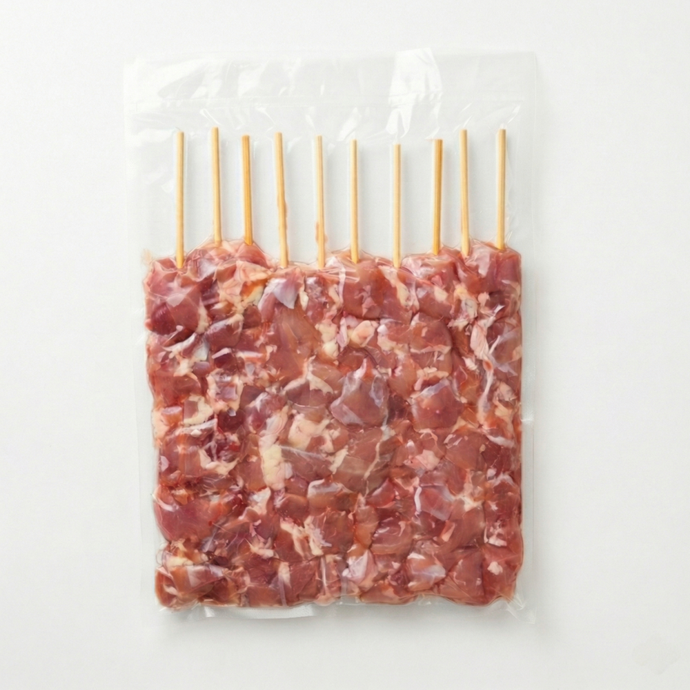 아름 수제 닭꼬치 순살 40cm(10꼬치) 닭다리살 꼬치구이용 1.5kg, 10개 - 상품 이미지