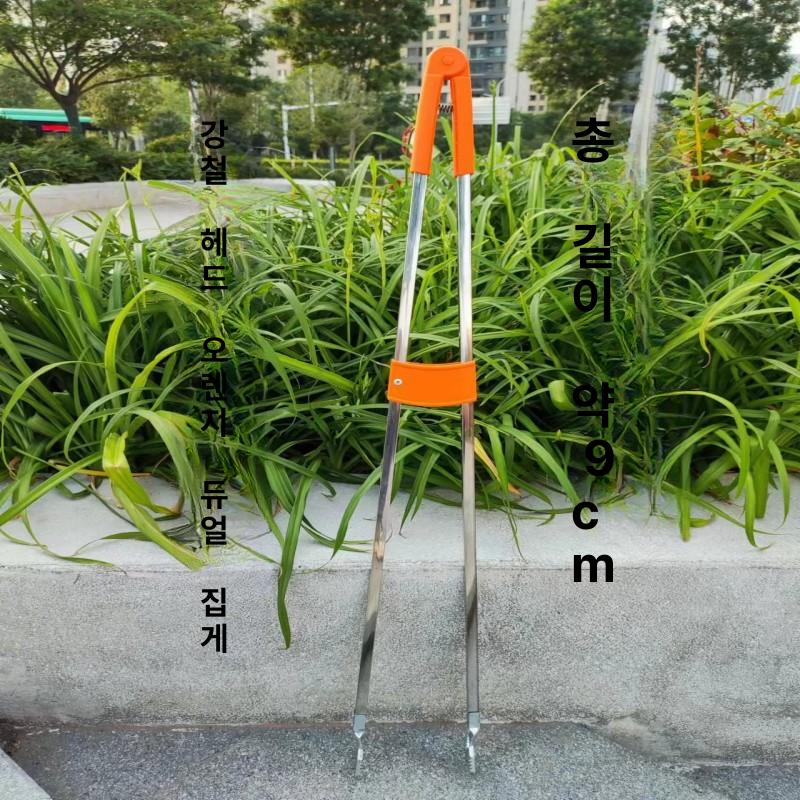 가로수 묘목 지지대 지주목 고정 장치 1 3m 길이 3 5cm 슈트 나무 지지대 PE 오렌지 더블 로드 - 상세 이미지 3