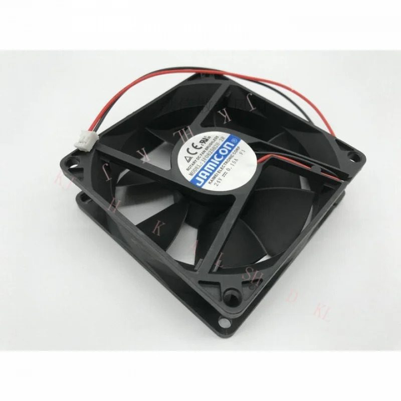 NN FOR JCON JF0825B2H-2R 24V 0.15A 8CM 8025 80mm 인버터 냉각팬 2핀