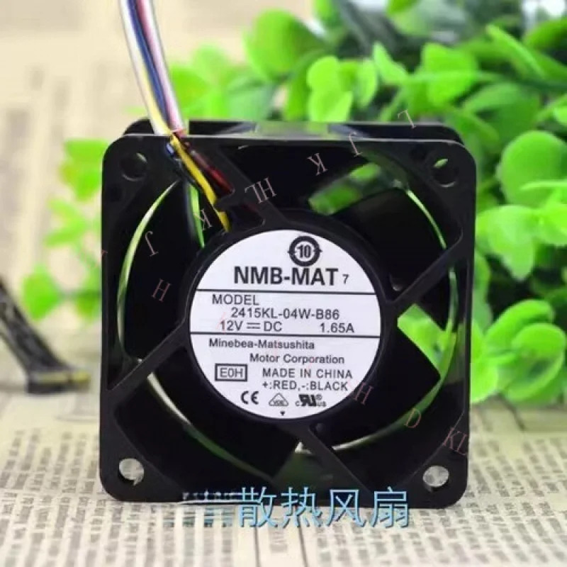 N FOR NMB 2415KL-04W-B86 6038 DC12V 1.65A 4선 PWM 듀얼 볼 쿨링 팬