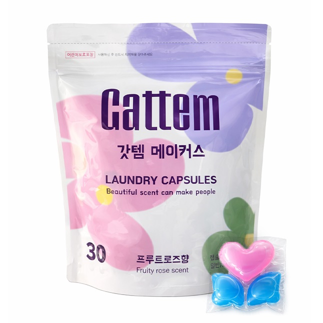 네이버 갓템 오로라퓸 스위스 퍼퓸 캡슐세제 30알