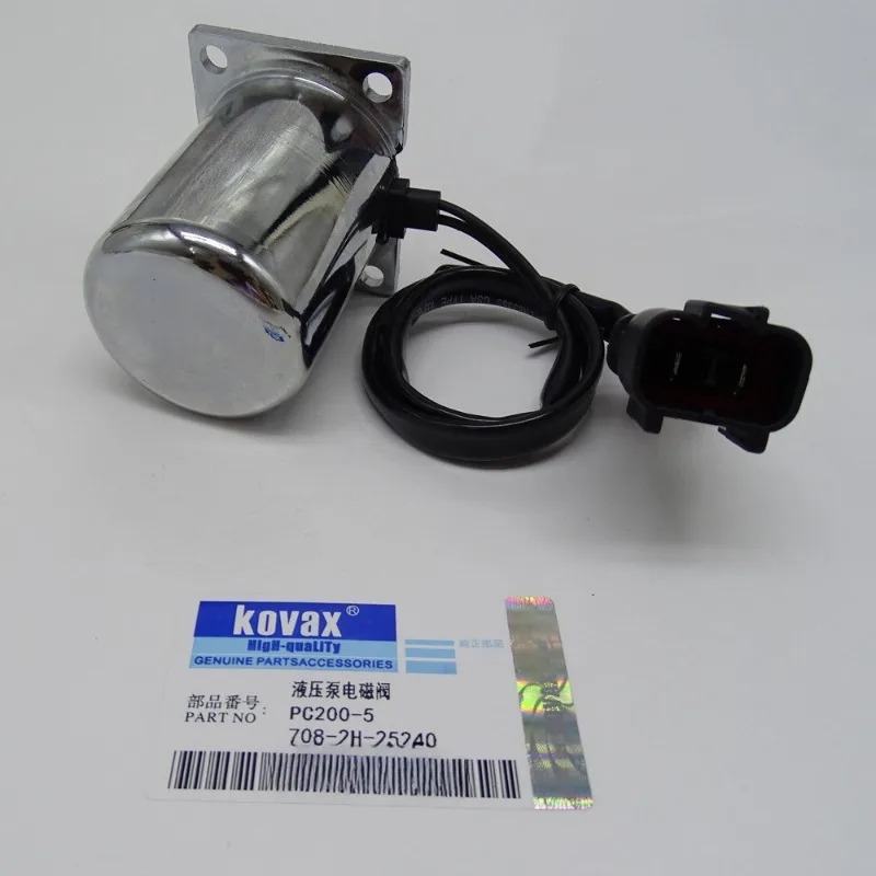 이 Jianleshun KOVAX 유압 펌프 솔레노이드 밸브 PC200-5 708-2H-25240 건설 기계 부품