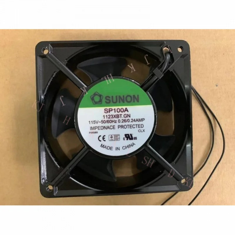 N for Sunon SP100A - 1123XBT.GN AC 팬 볼 115 볼트 60Hz 0.24 암페어 20 와트 3150 RPM