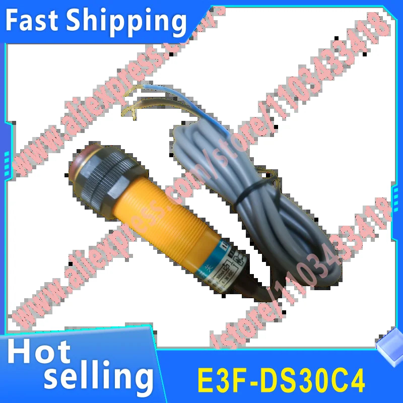2PCS E3F-DS30C4 적외선 광전스위치 센서