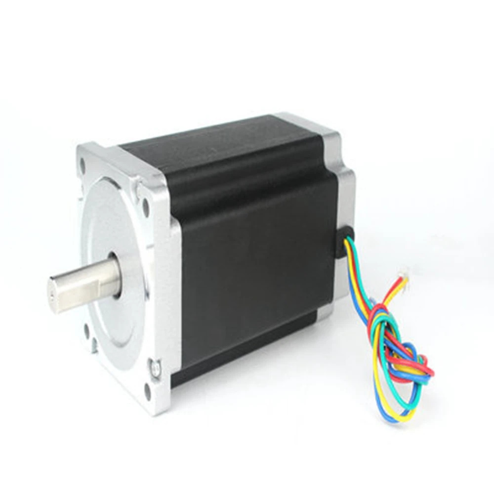 키웨이 2 상 하이브리드 스텝퍼 모터 86 155 NEMA34 350C 450C 12NM 14mm 86HS155-6004A
