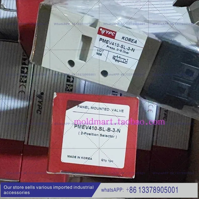 YPC 솔레노이드 밸브 PMEV410-SL-3-N 수동 에어 PMEV410-SL-B-3-N