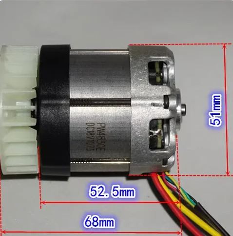 12V-18V 고출력 네오디뮴 자기 4830 브러시리스 모터 고토크 고속 내부 로터 전력