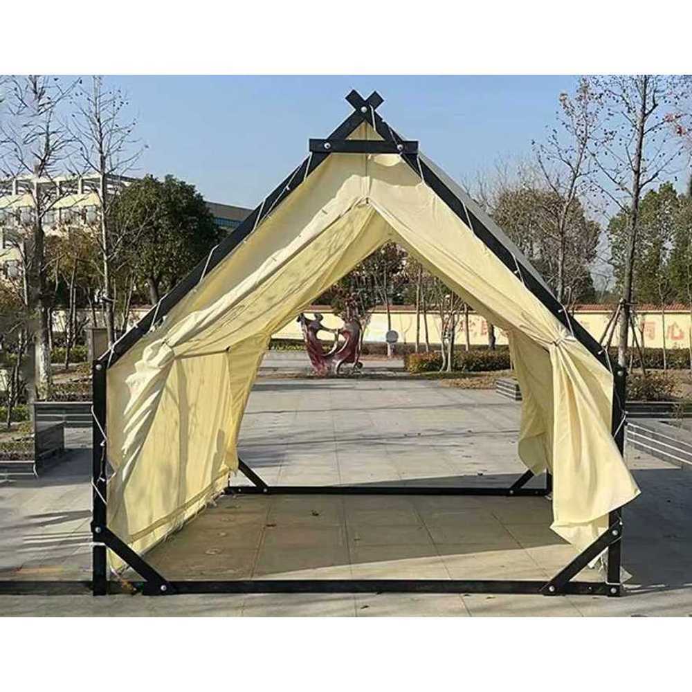 카페 글램핑 텐트 몽골 철제 용 루프탑 옥상 삼각 캐노피
