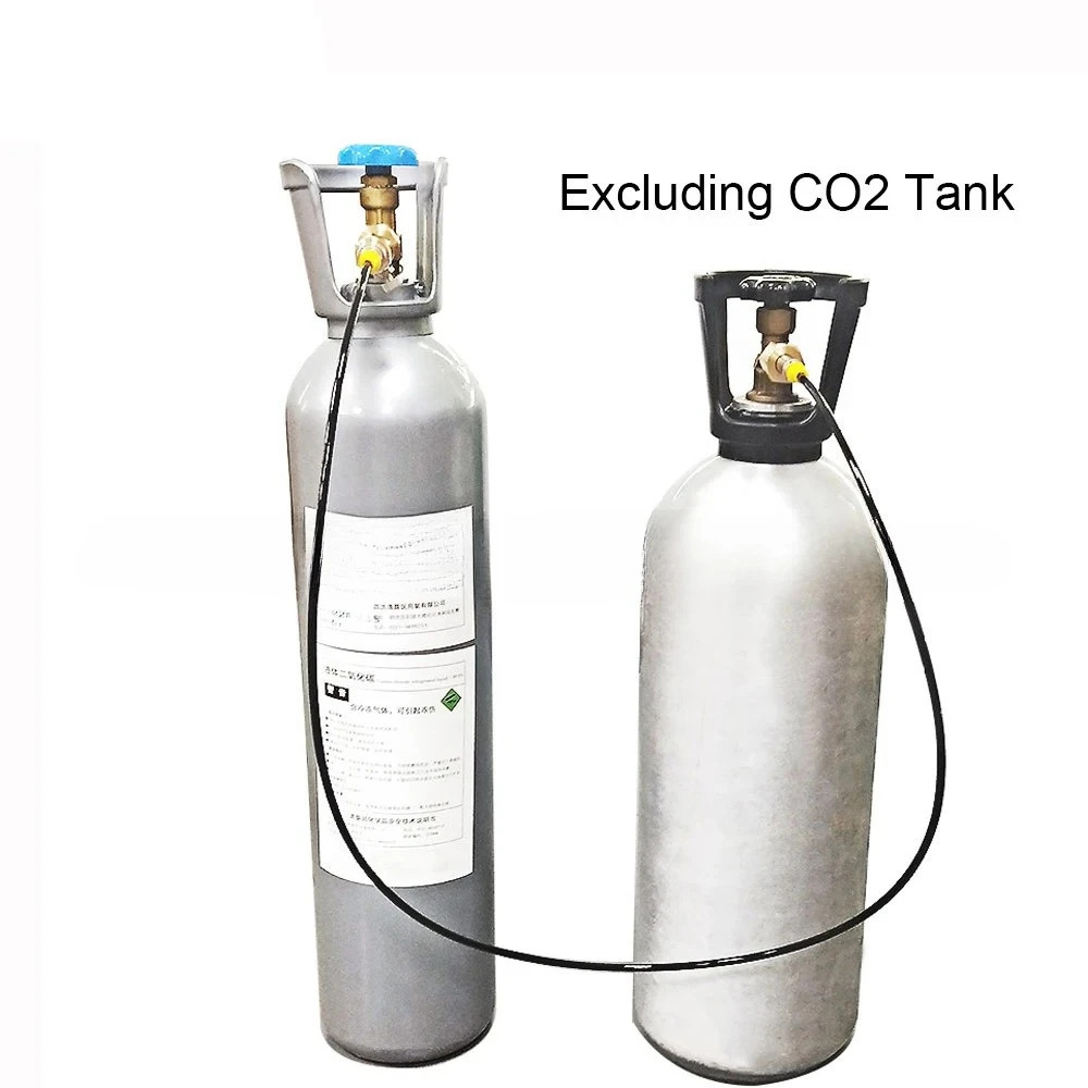 이산화탄소 CO2 병 - G3/4 40mm 압력 게이지가 팽창식 조인트