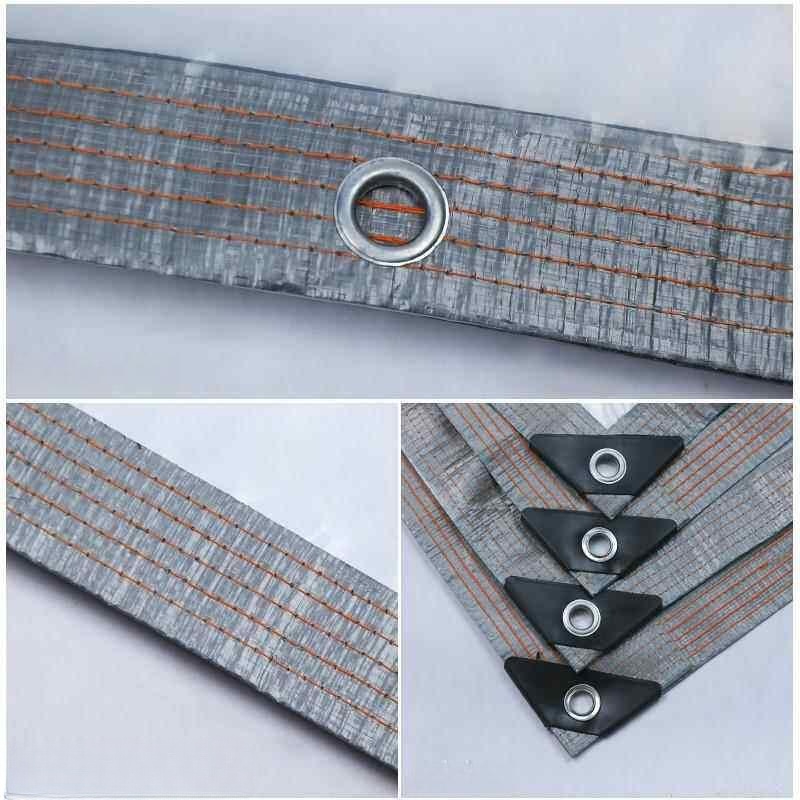 투명 방수포 pvc 덮개 타프 천막 지붕 그라운드시트 방풍 바람막이 - 상세 이미지 3