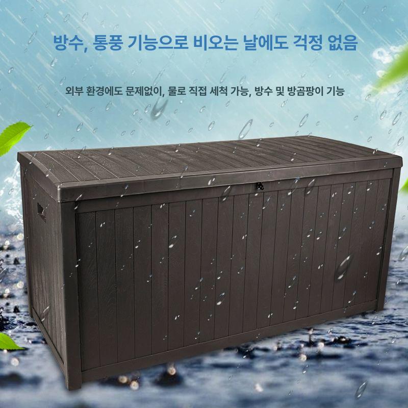 대형 보관함 수납함 옷 투명 접이식 정리함 손잡이 상자 리빙박스 이동식 - 상세 이미지 5