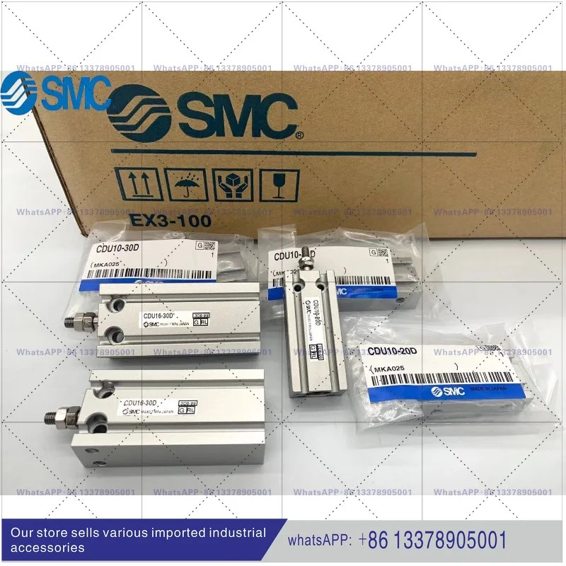 오리지널 SMC 프리 마운트 실린더 CU CDU20/25/32-5D-10D-15D-20D-30D-40D-50D