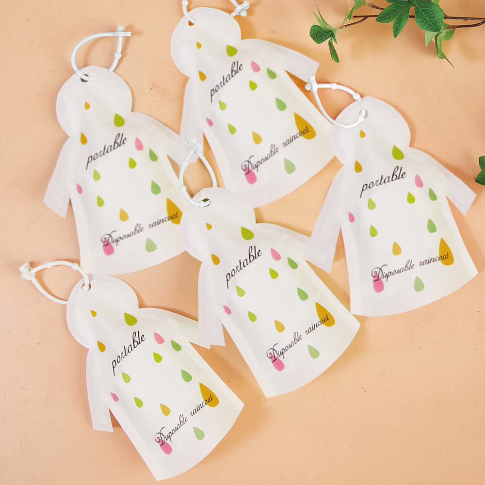 베리피아 키링 우의 휴대용 비닐 우비 성인 일회용 여행용 야구장 등산 콘서트장 단품 이미지 8