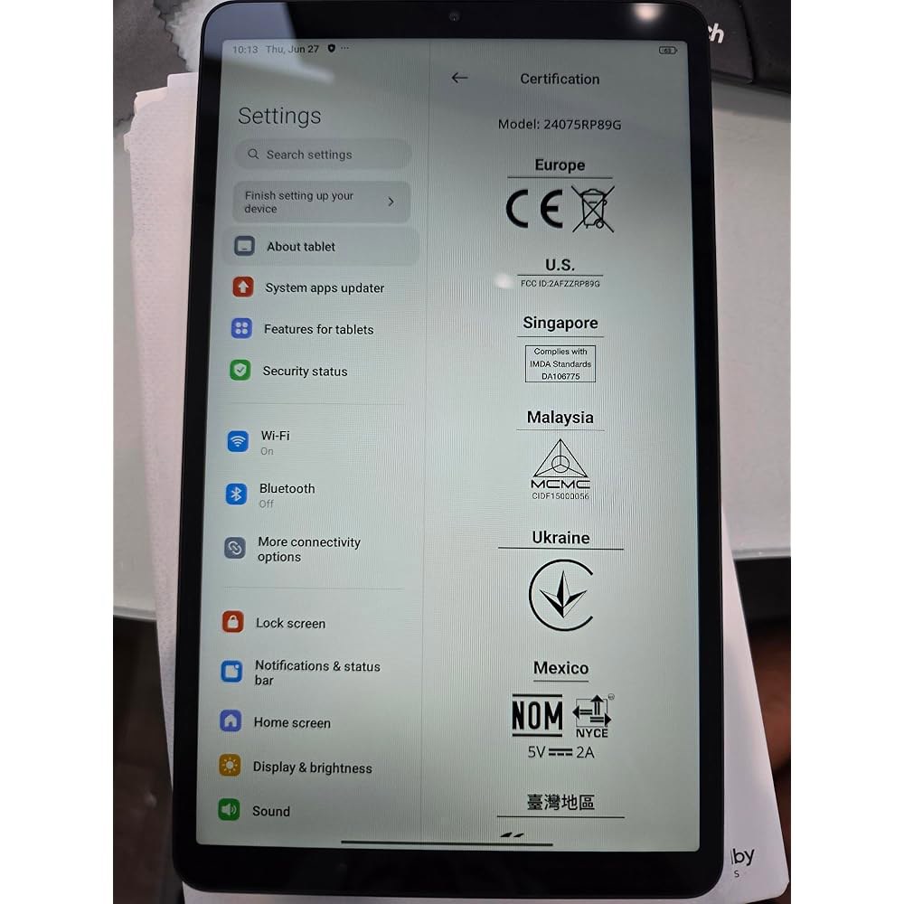 Xiaomi Redmi Pad Se WiFi 8.7인치 2.0GHZ (128GB4GB) 8Mp HyperOS 5.3 옥타 그레이) (그래파이트 6650mAh 코어 블루투스 - 상세 이미지 2