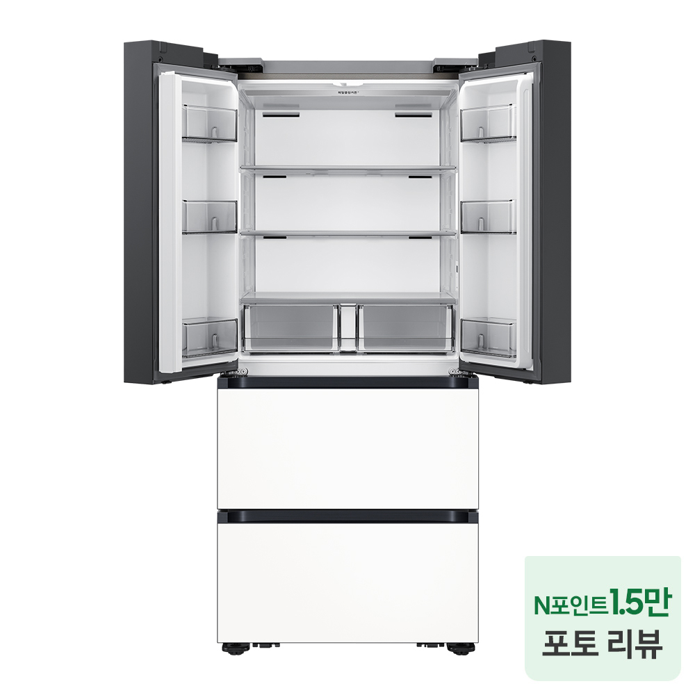 삼성 비스포크 AI 김치냉장고 4도어 490L RK70F49M2Z 에센셜화이트 - 상세 이미지 2