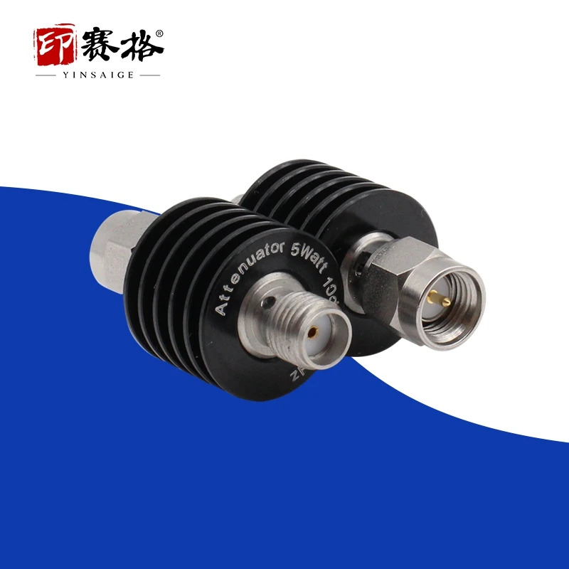 고주파 전력 동축 감쇠기 SMA 18GHz 로우 스탠딩 웨이브 5W 1DB 2DB 3DB 4DB 10DB 12DB 15DB 20DB 30DB