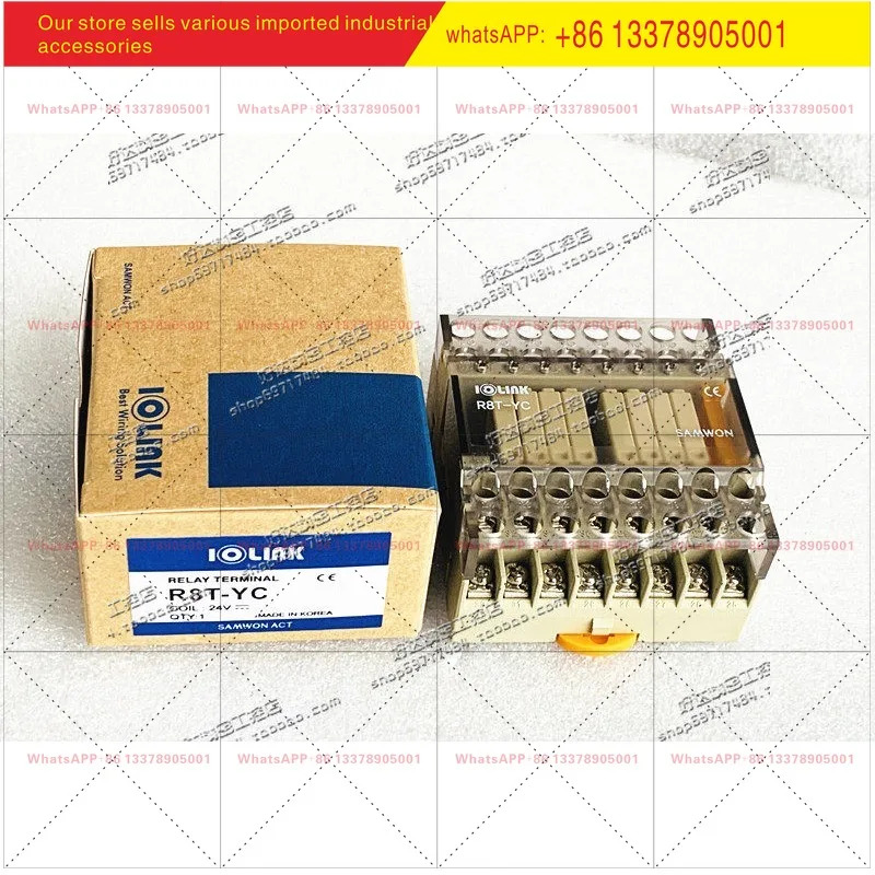 오리지널 3상 릴레이 모듈 R8T-YC 24VDC