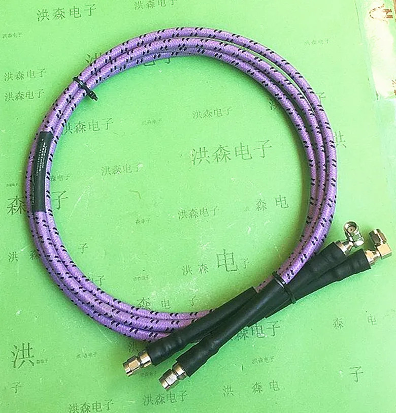 GORE DC-18GHz SMA 수 직각 회전 공개 리퍼 라마이크로파 RF 케이블