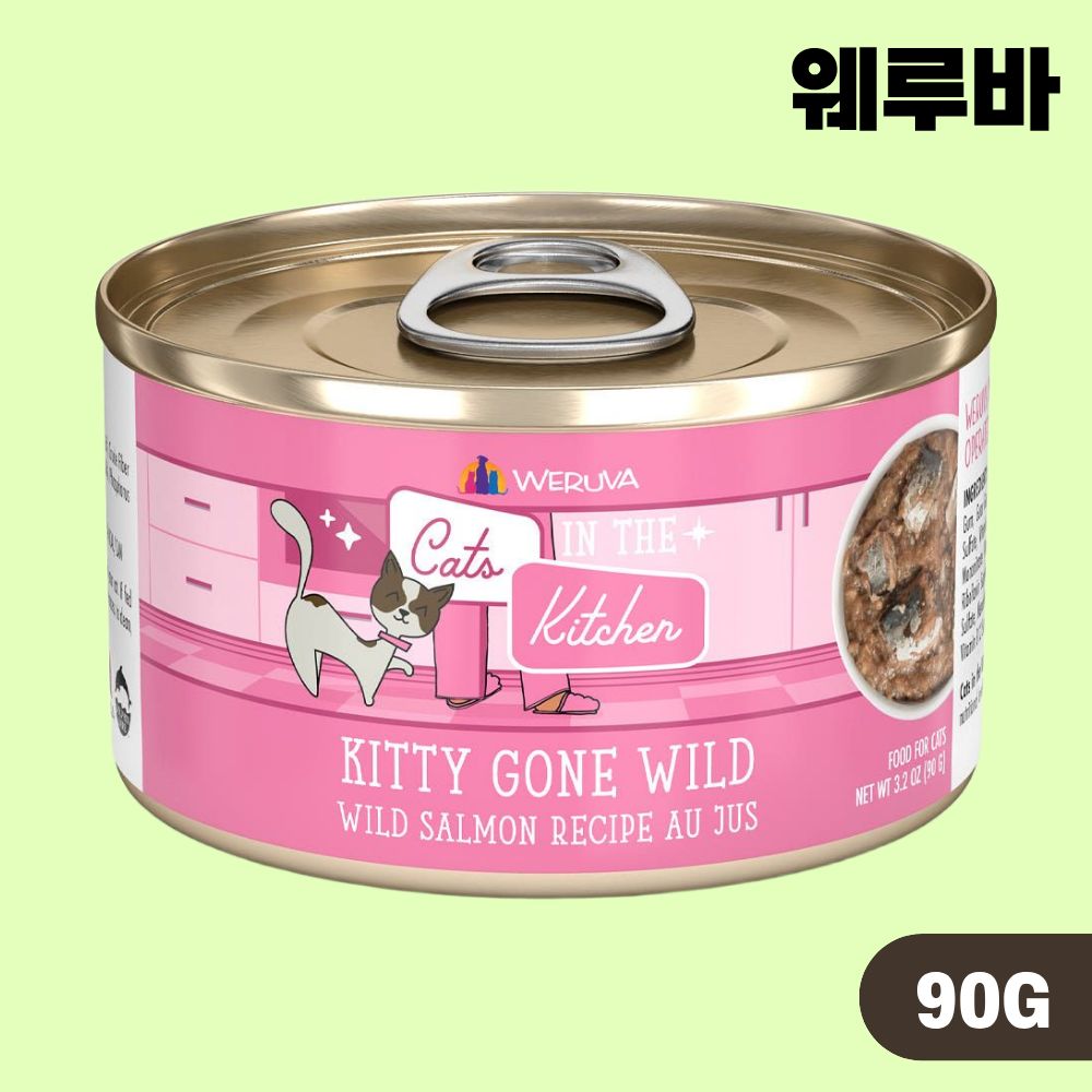 [+N포인트] 웨루바 캣 주식 캔 고양이 습식캔 6종 콤보, 90g, 12개 이미지 6