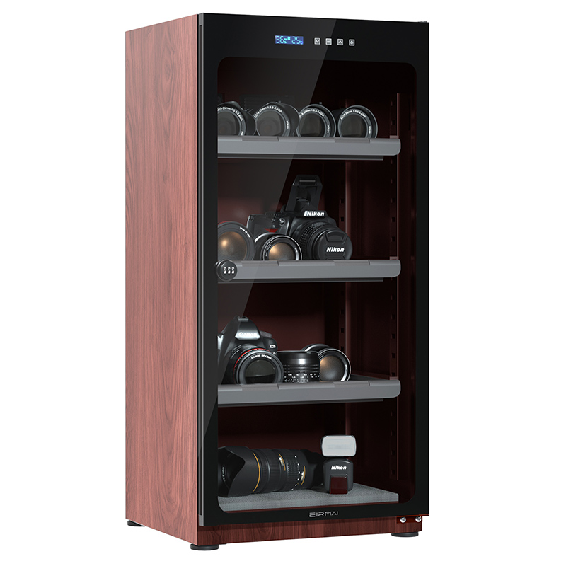 EIRMAI MRD-128TW 카메라 제습함 보관함 우드 120L - 상품 이미지