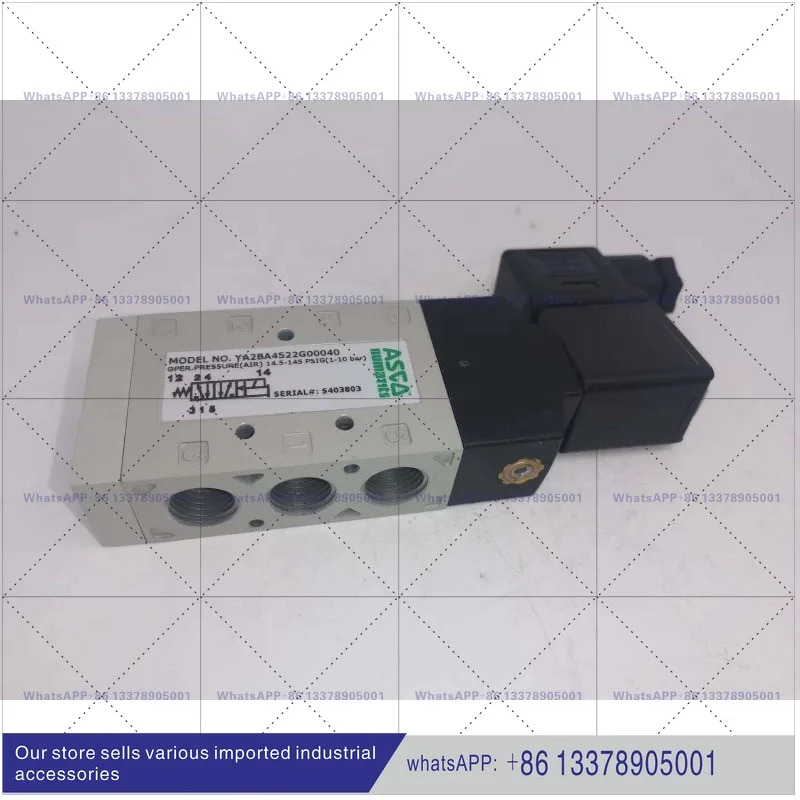 ASCO NUMATICS 솔레노이드 밸브 YA2BA4522G00040 220/50 단일 전제어 2위치 5방향