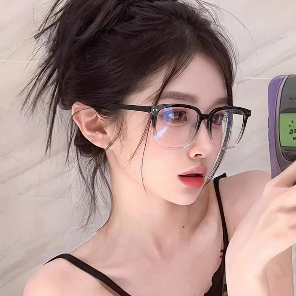 사각 뿔테 블루라이트차단 안경 컴퓨터 사무용 패션안경 - 상품 이미지