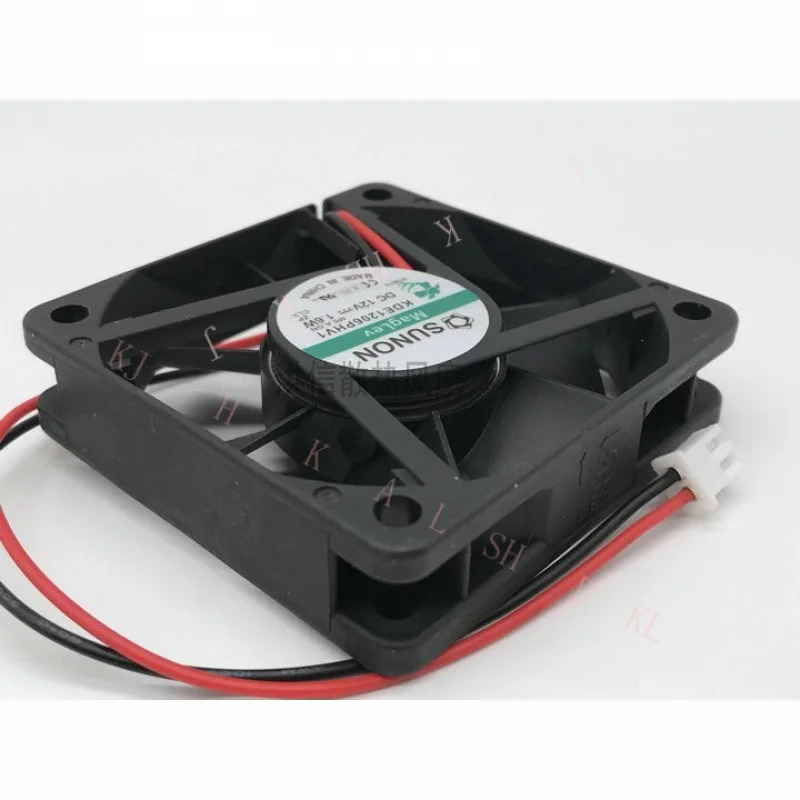 NN FOR SUNON 6015 KDE1206PHV1 12V 1.6W 6CM 60x15MM 60mm 무소음 냉각팬 2핀