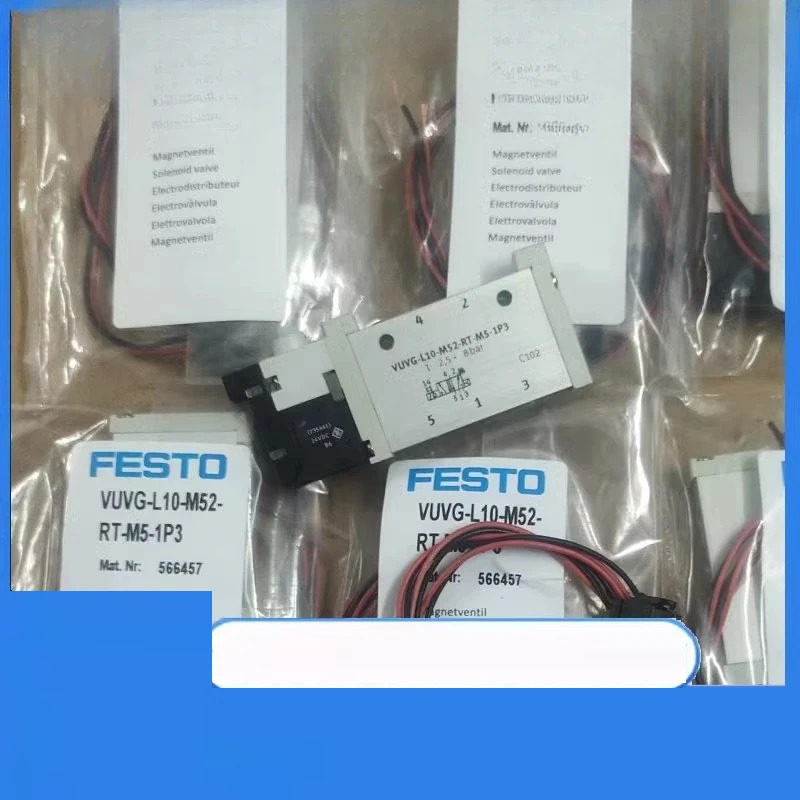 VUVG-L10-M52/T32C-RT/AT-M5-1P3 589287 566457 FESTO 솔레노이드 밸브 부품