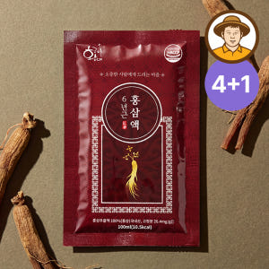 6년근 홍삼액 100ml 30포 즙 진액 엑기스 맛있게 먹은 솔직 후기 - 상품 이미지 1