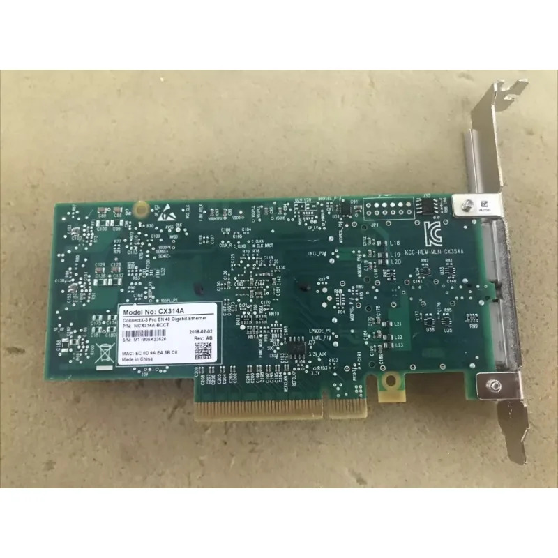 오리지널 Mellanx cx314a connectX-3 MCX314A-BCCT 40GbE 네트워크 인터페이스 카드부품