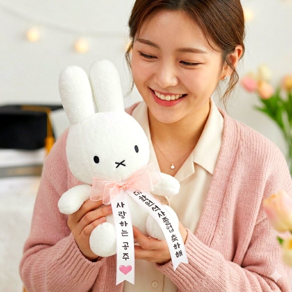 인형 화환 졸업 선물 꽃다발 - 상세 이미지 2