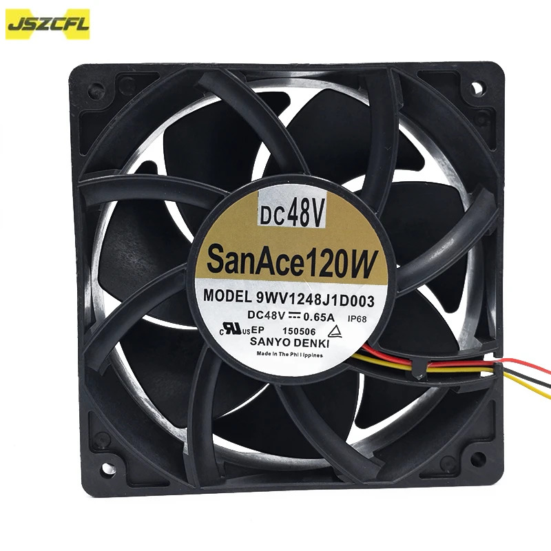 9WV1248J1D003 DC 48V 0.65A mm 스위치 서버 냉각팬