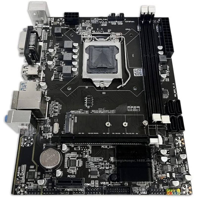 B85 컴퓨터 DDR3 메인보드 1150핀 M.2 인터페이스 HDMI 지원 I3 I5 듀얼 코어 쿼드 CPU 세트 부품