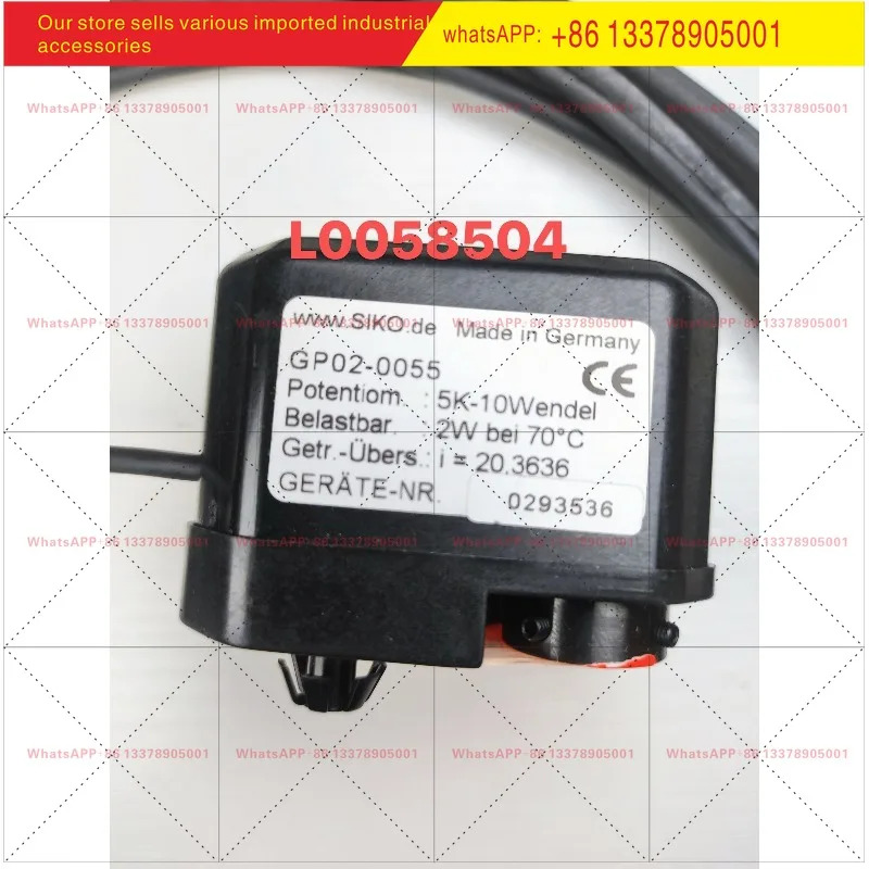 KBA 인쇄기 전위차계 어셈블리 L0058511 L0058508 L0058504 SIKO