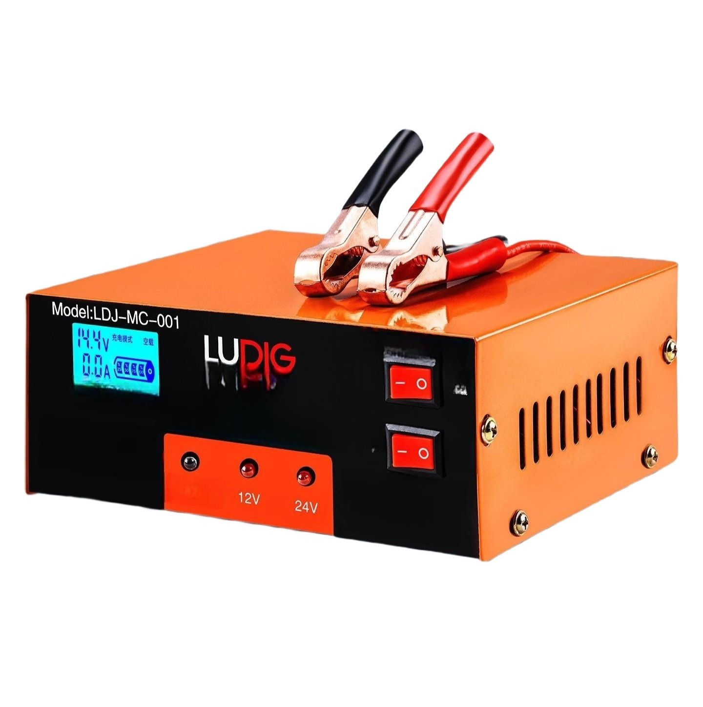 자동차 배터리충전기 12v24v 오토바이 범용 고출력 향상된 모델 240W 200Ah 자동정지 펄스 - 상품 이미지