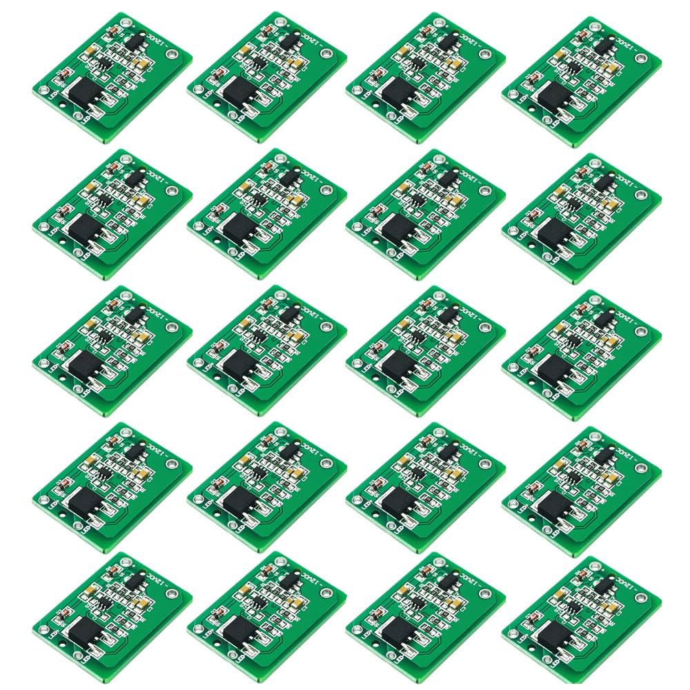 20PCS 12V TTP223 터치 버튼 모듈 정전식 센서 - 상품 이미지